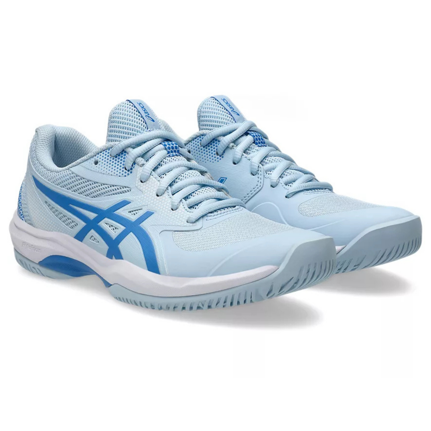 Asics Game FF Womens Pickleball Shoes - Light Blue/Blue Coast