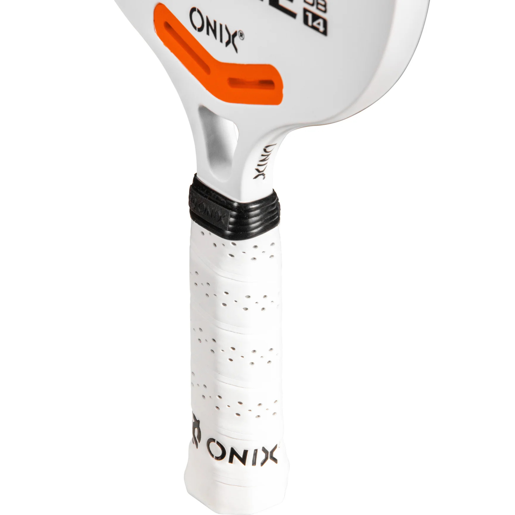 Onix Malice DB Open Throat Control 14mm Pickleball Paddle - White