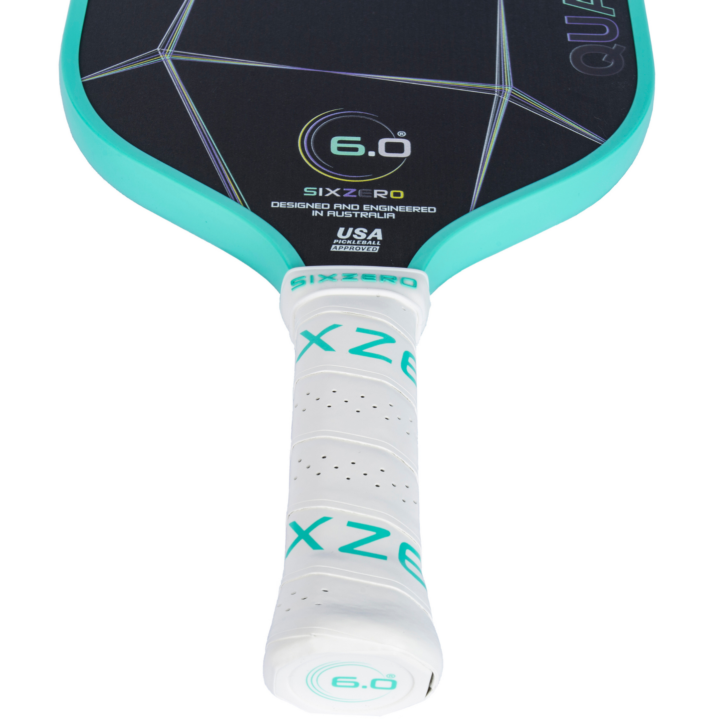 Six Zero Quartz 15mm Pickleball Paddle - Prasiolite Green