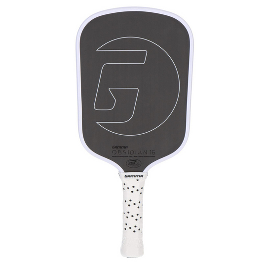 Gamma Obsidian 16 Pickleball Paddle - White/Black
