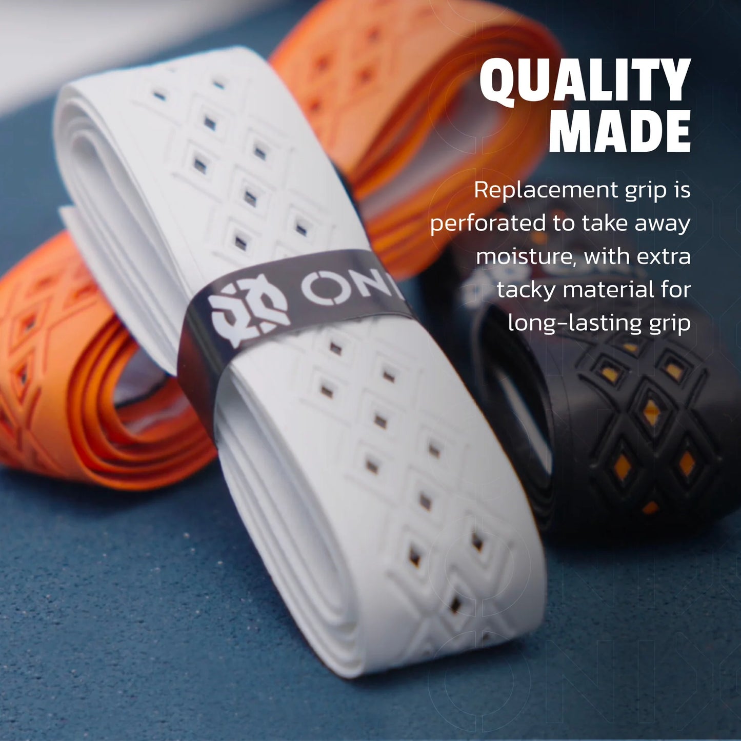 Onix Pro Team Perforated Replacement Grip - White