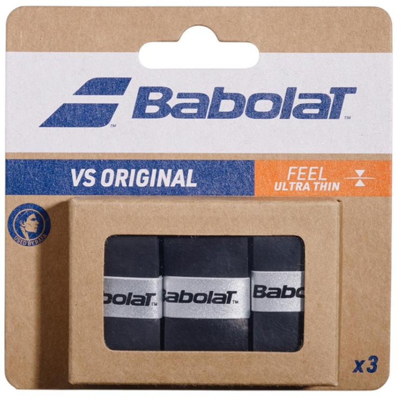 Babolat VS Original Overgrip 3 Pack Black