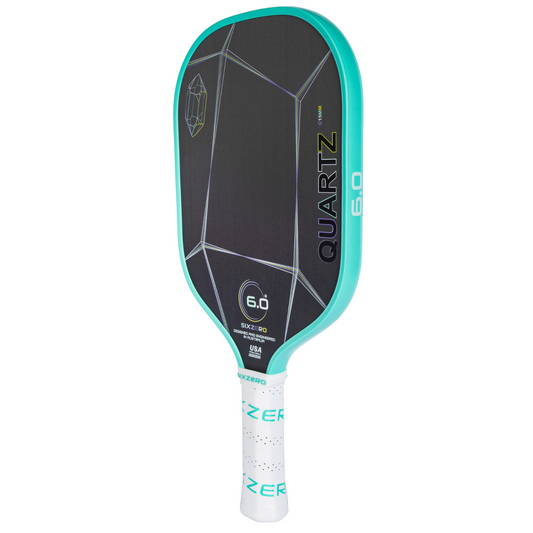 Six Zero Quartz 15mm Pickleball Paddle - Prasiolite Green