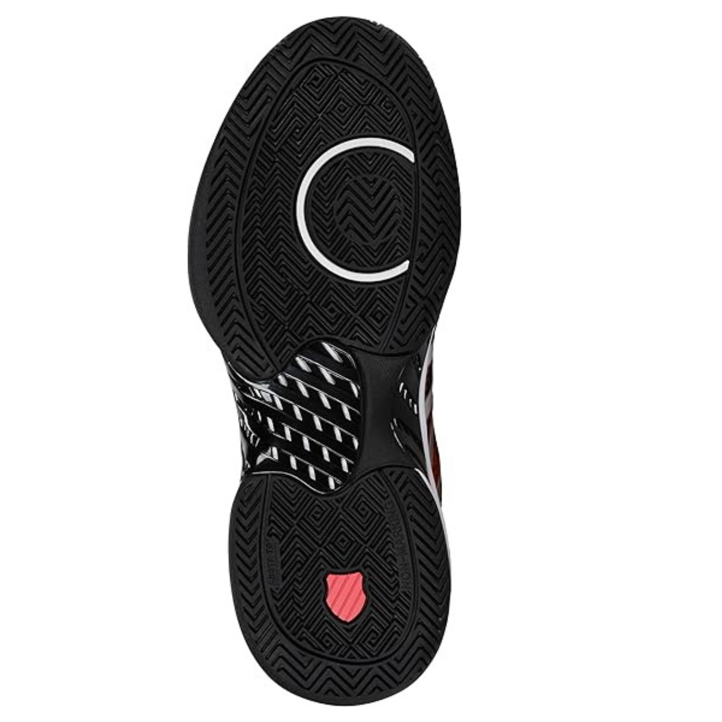 K-Swiss Pickleball Supreme Mens Shoe - Black/Dubarry