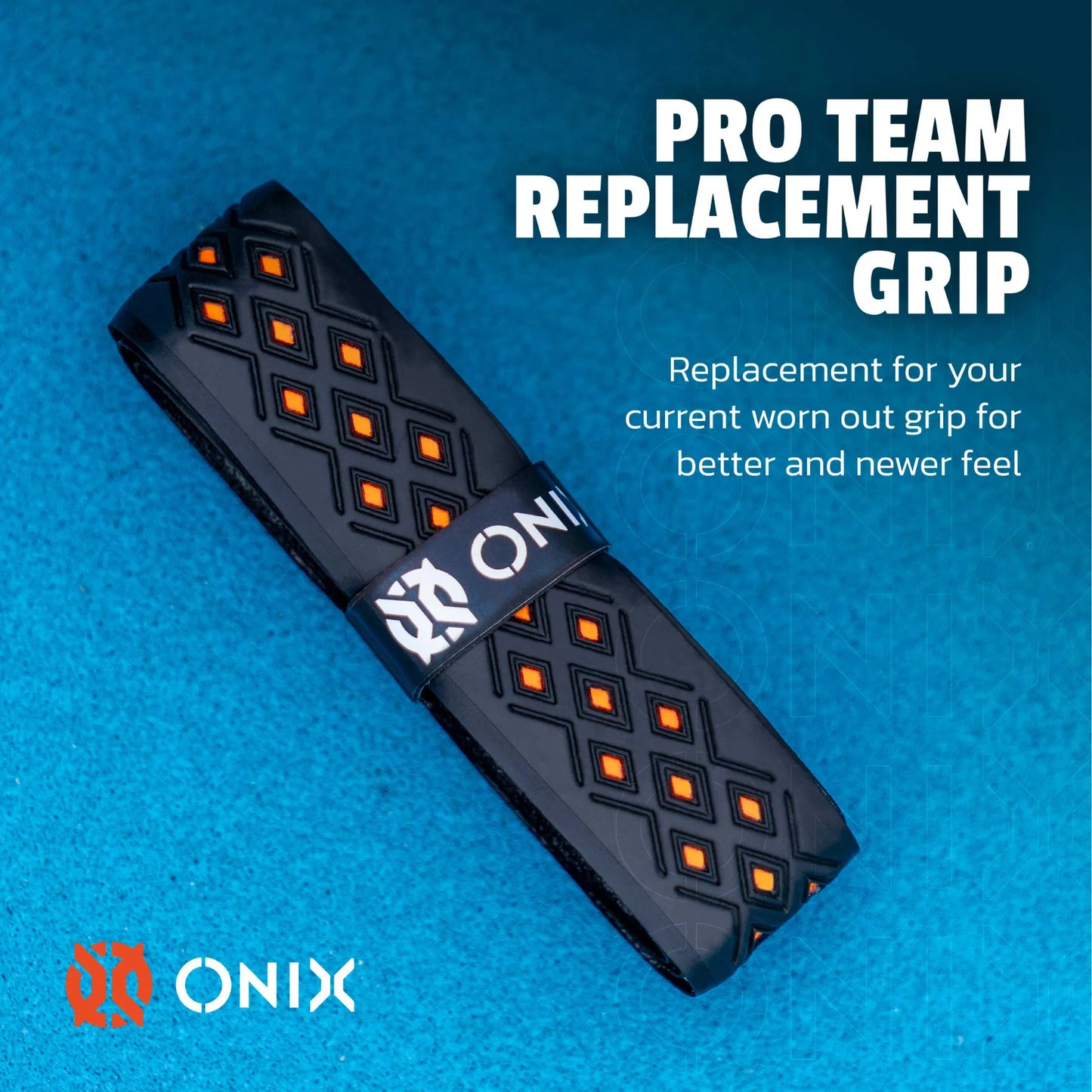 Onix Pro Team Perforated Replacement Grip - Black