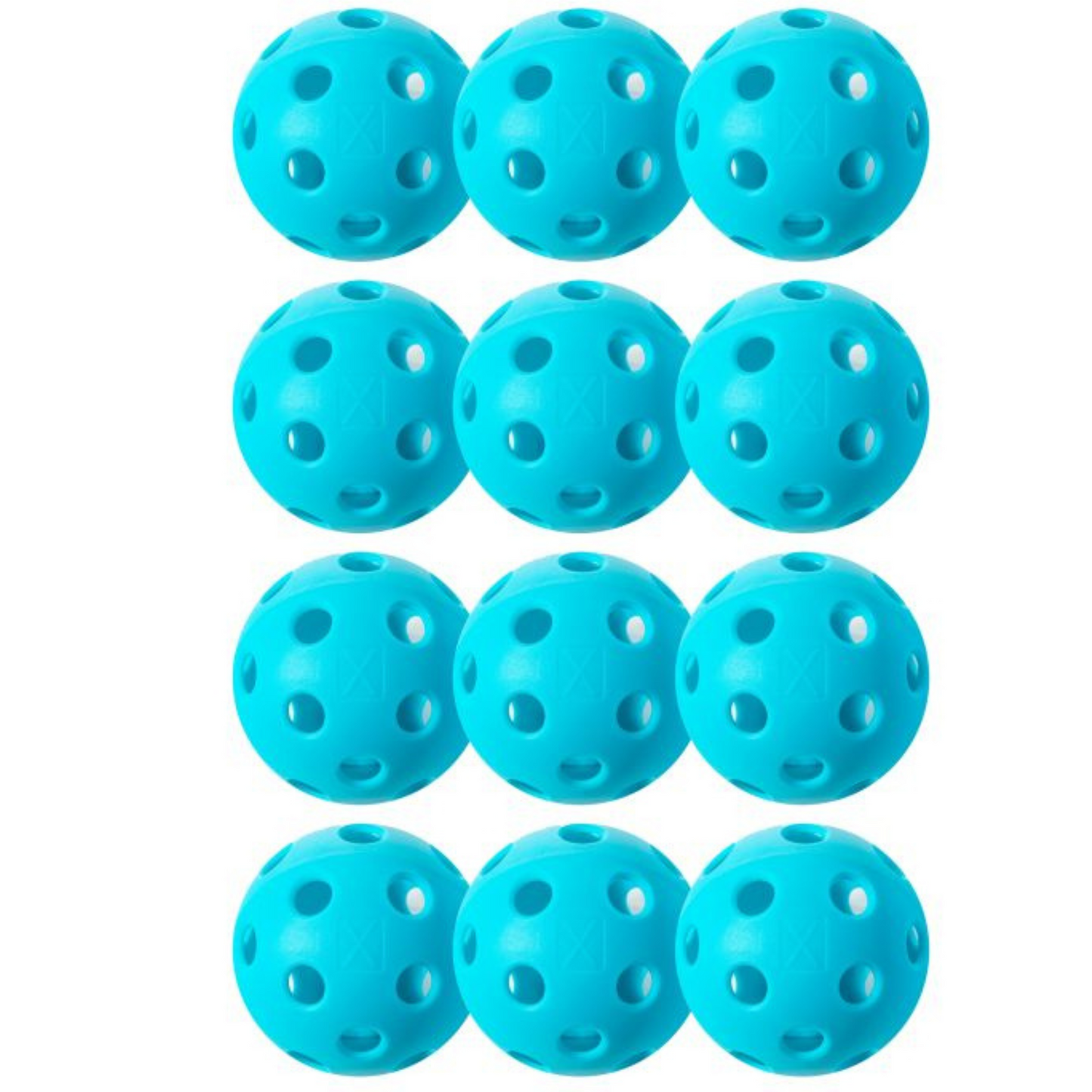 Franklin X-26 Indoor 12 Pack Box Pickleballs - Blue