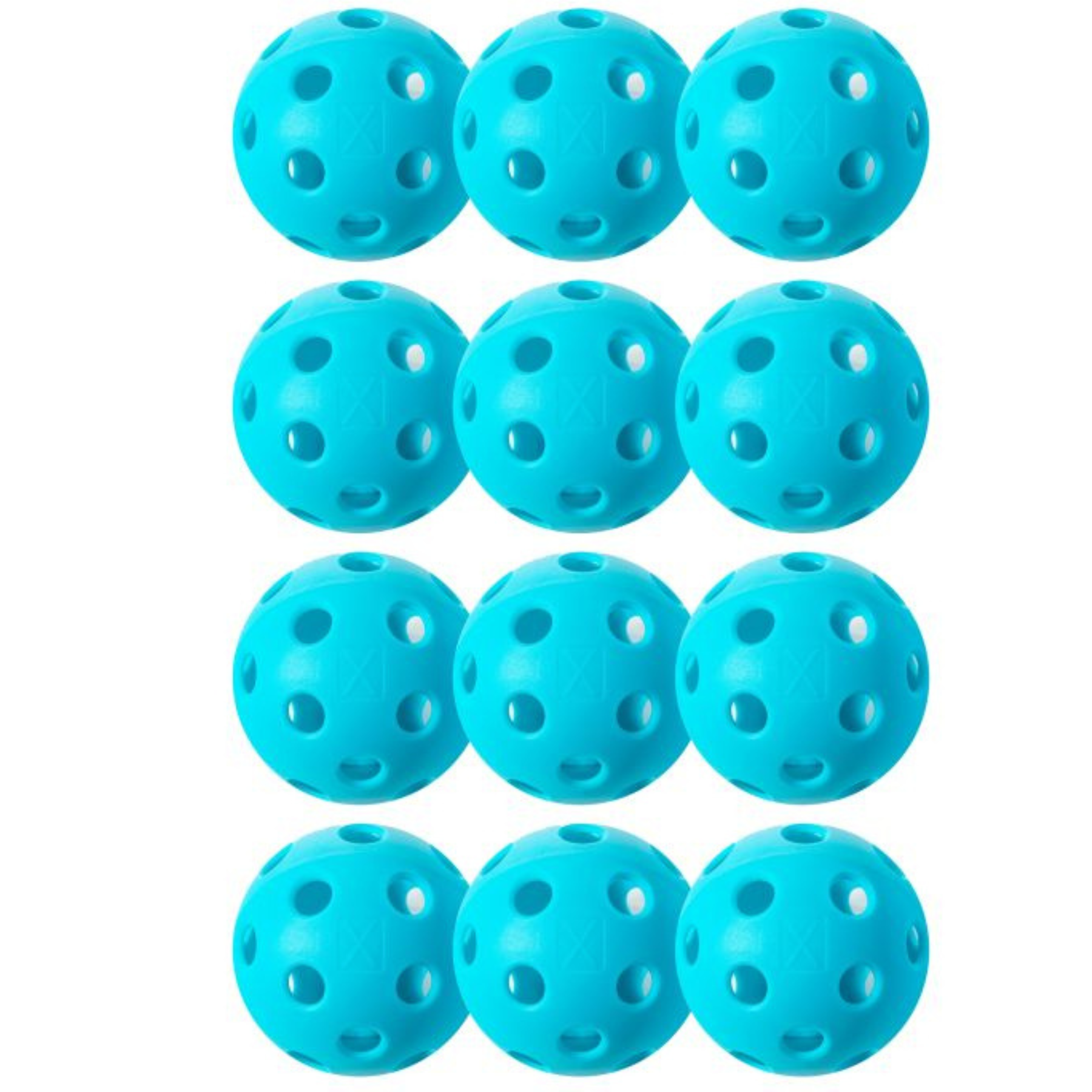Franklin X-26 Indoor 12 Pack Box Pickleballs - Blue