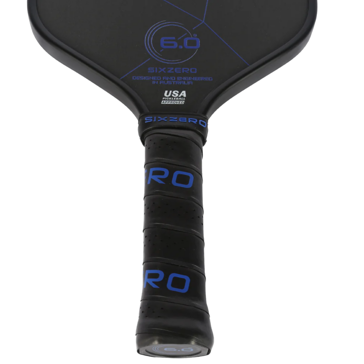 Six Zero Sapphire 2024 13MM Pickleball Paddle - Blue