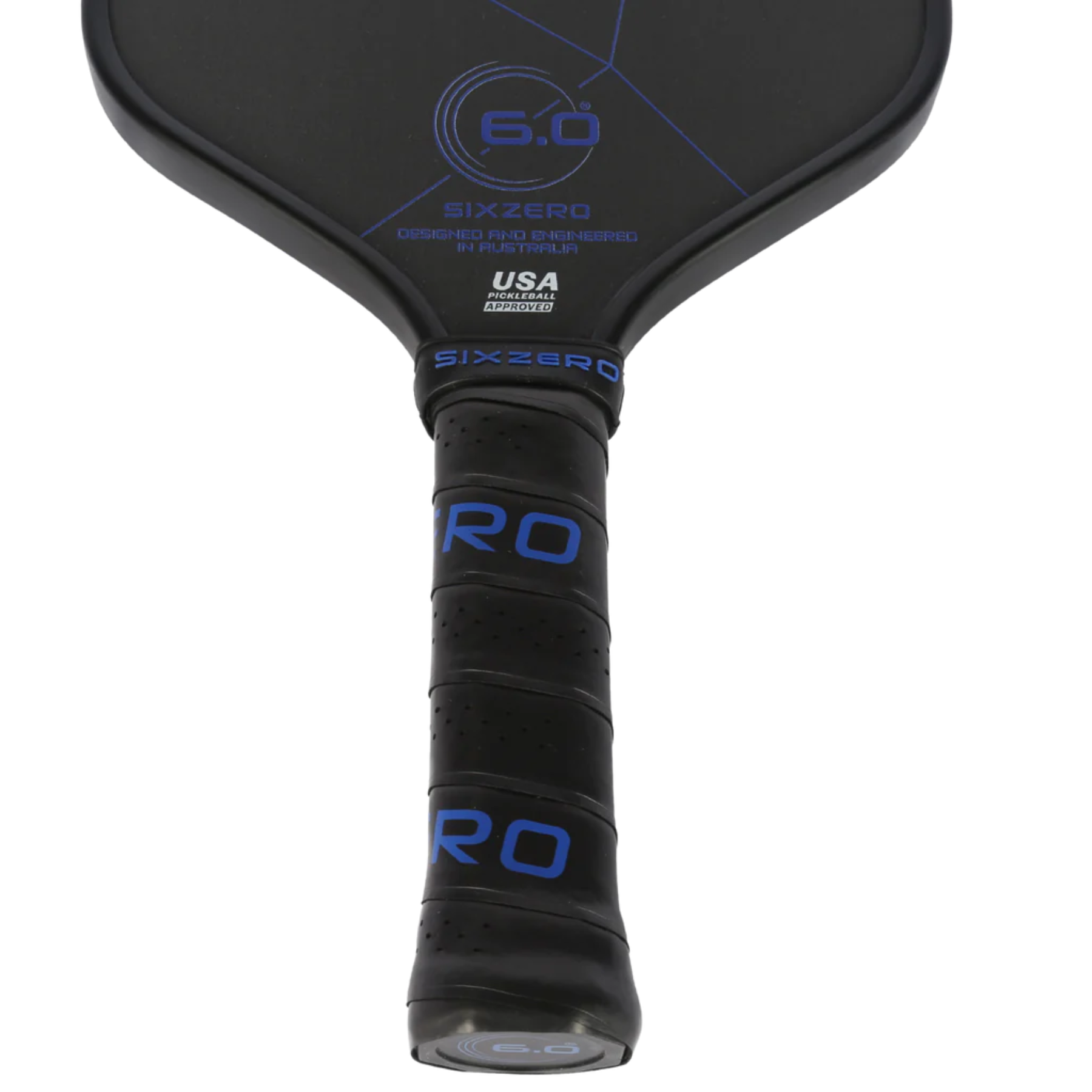 Six Zero Sapphire 2024 13MM Pickleball Paddle - Blue