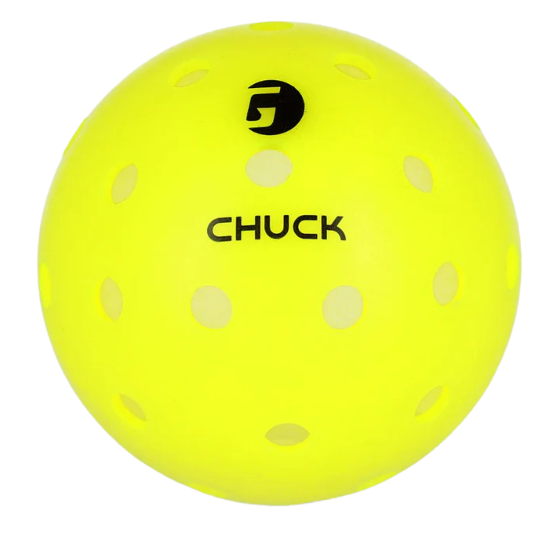Gamma Chuck Outdoor Pickleball Single - Bright Yellow