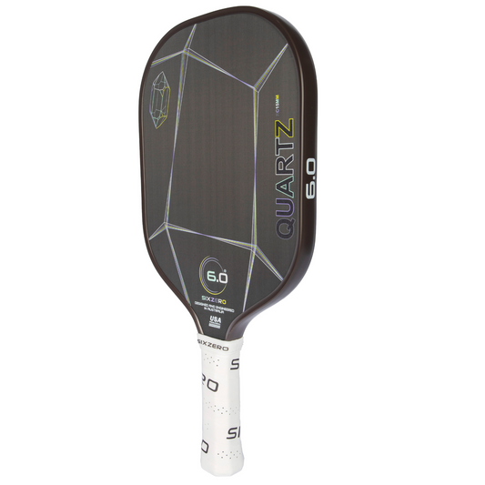 Six Zero Quartz 15mm Pickleball Paddle - Smoky Gray