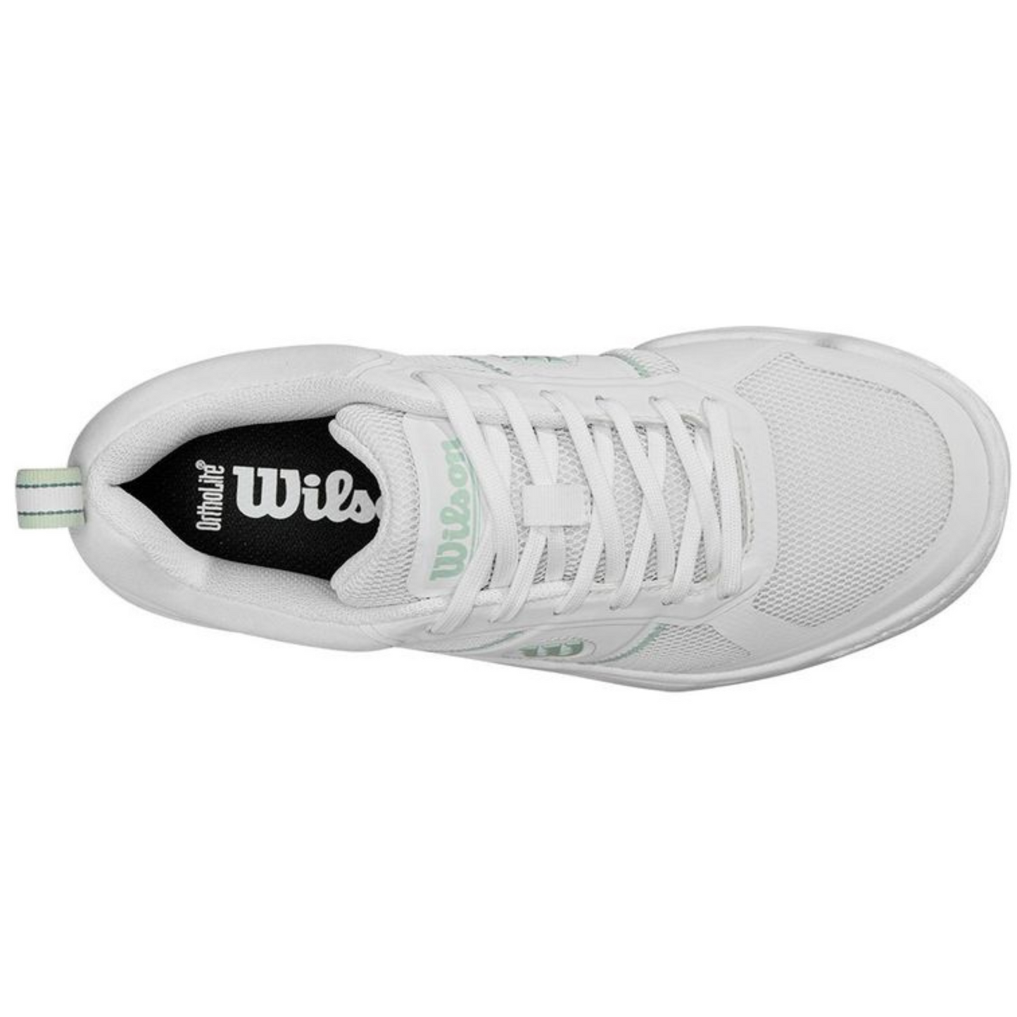 Wilson Pickle Pro Womens Pickleball Shoe - White/White/Surf Spray