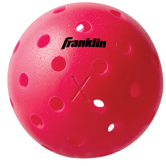 Franklin X-40 Outdoor 3 Pack Pickleballs - Pink