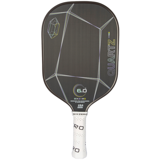 Six Zero Quartz 15mm Pickleball Paddle - Smoky Gray