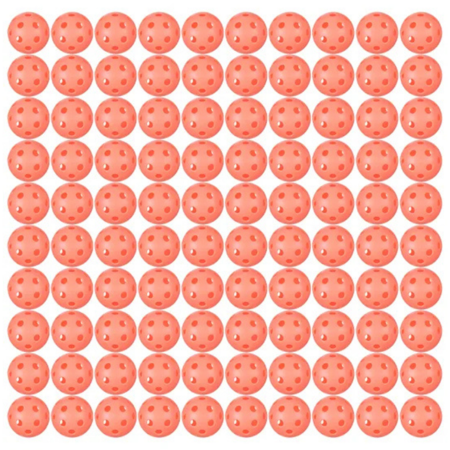 Franklin X-26 Indoor Pickleballs 100 Pack Box - Coral Orange