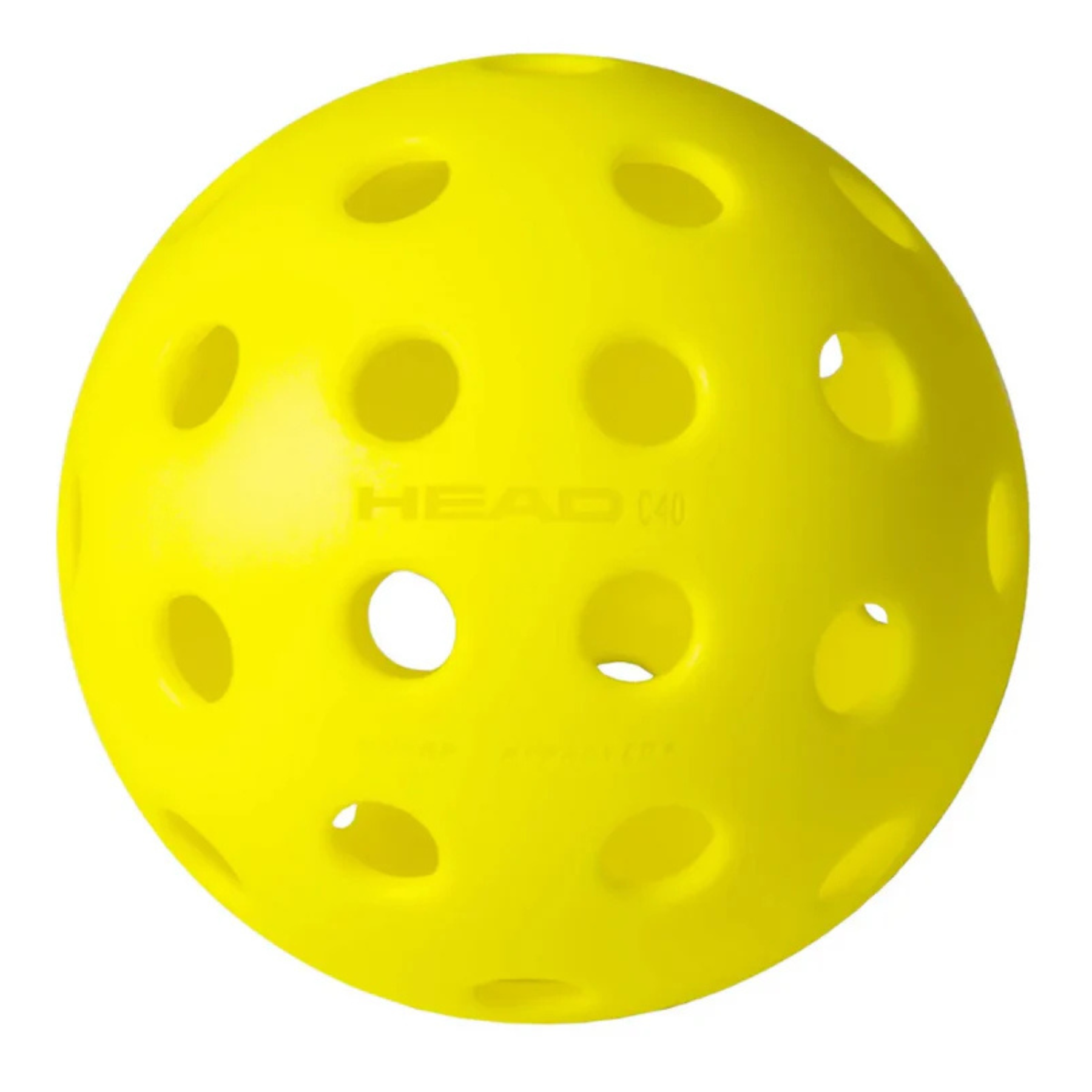 Head 6B Championship 40 Outdoor Pickleballs 6 Pack - Yellow