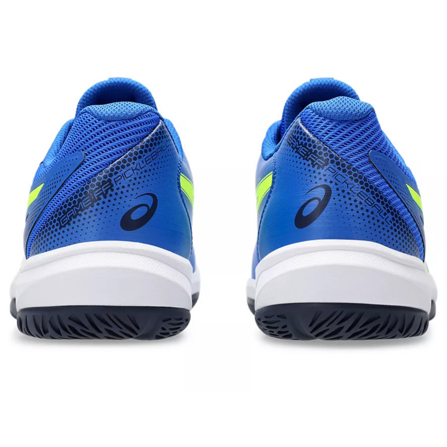 Asics Game FF Mens Pickleball Shoes - Illusion Blue / Safety Yellow