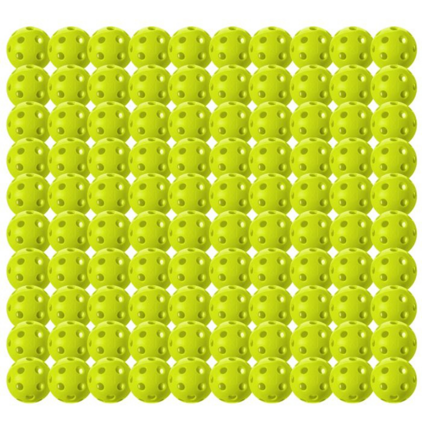 Franklin X-26 Indoor 100 Pack Box Pickleballs - Lime Green