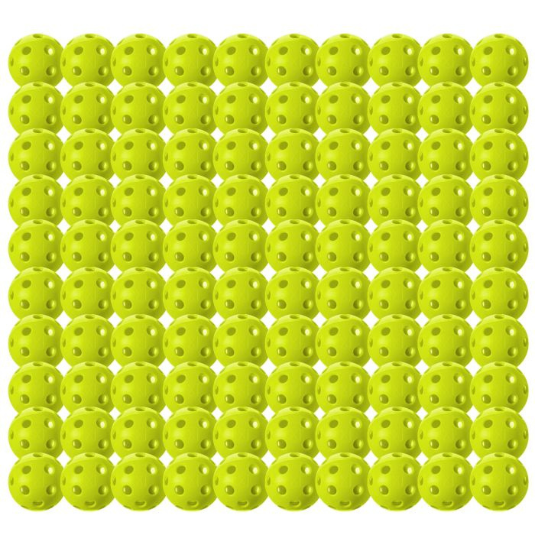 Franklin X-26 Indoor 100 Pack Box Pickleballs - Lime Green