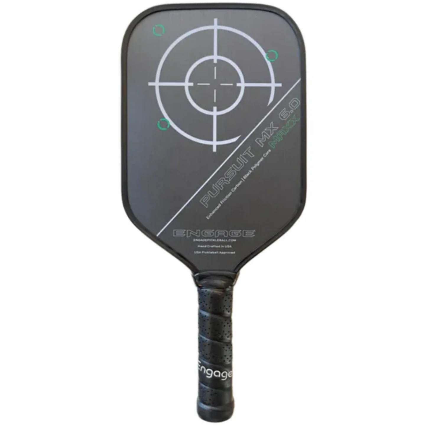 Engage Pursuit MAXX MX 6.0 | Enhanced Friction Carbon | Elongated Lite Pickleball Paddle