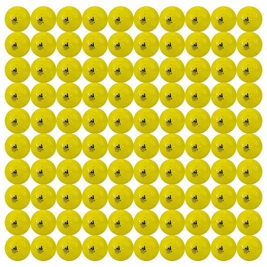 Joola Plastic Primo Outdoor Pickleballs 100 Pack - Yellow
