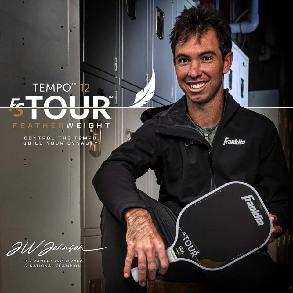 Franklin FS Tour Featherweight Series Tempo 12mm Pickleball Paddle Johnson