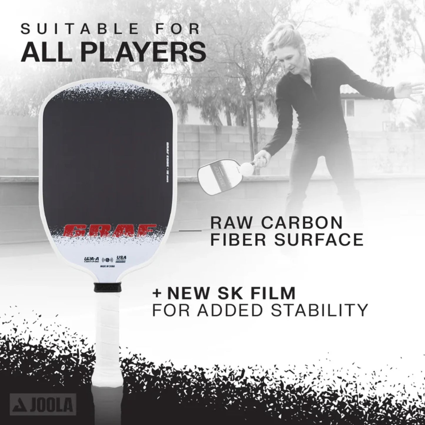 JOOLA Steffi Graf Edge 16mm Pickleball Paddle