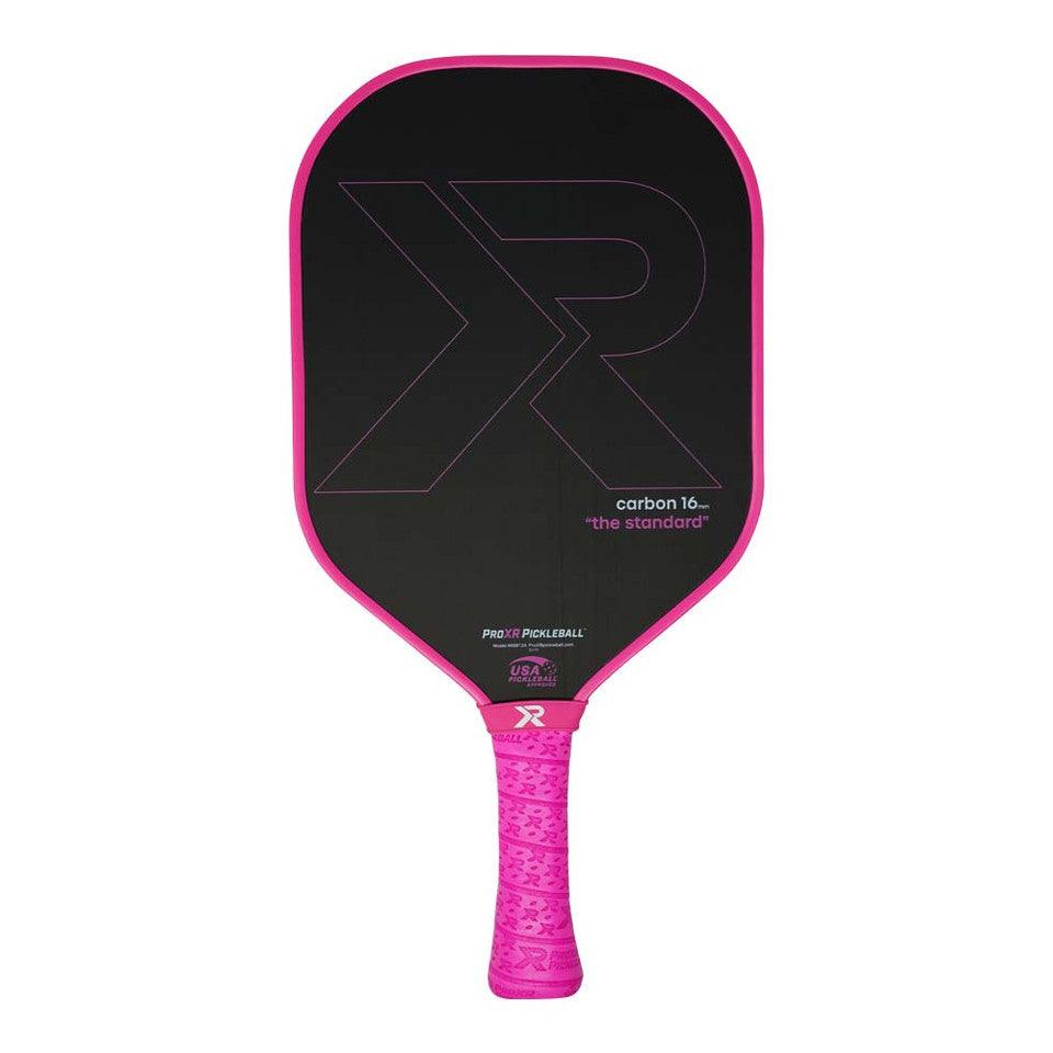 ProXR "The Standard" Carbon 16mm Pickleball Paddle Pink