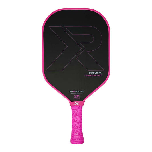 ProXR "The Standard" Carbon 16mm Pickleball Paddle Pink
