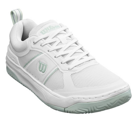 Wilson Pickle Pro Womens Pickleball Shoe - White/White/Surf Spray