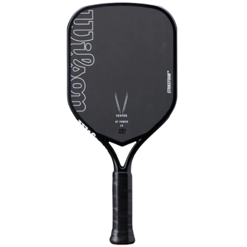 Wilson VESPER SF POWER 14 V1 Pickleball Paddle - Black/White