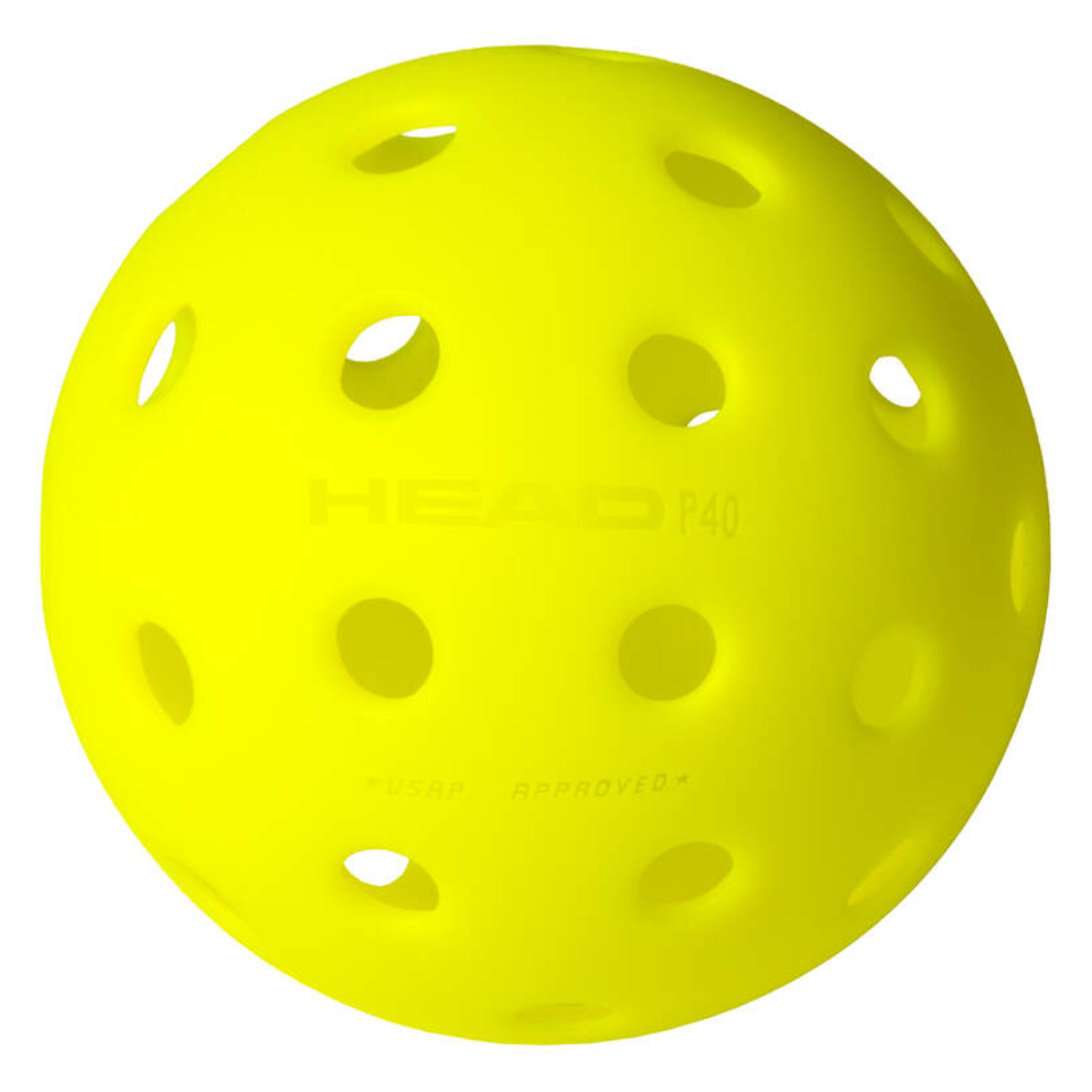Head 3B Pro 40 Outdoor Pickleball 3 Pack - Yellow