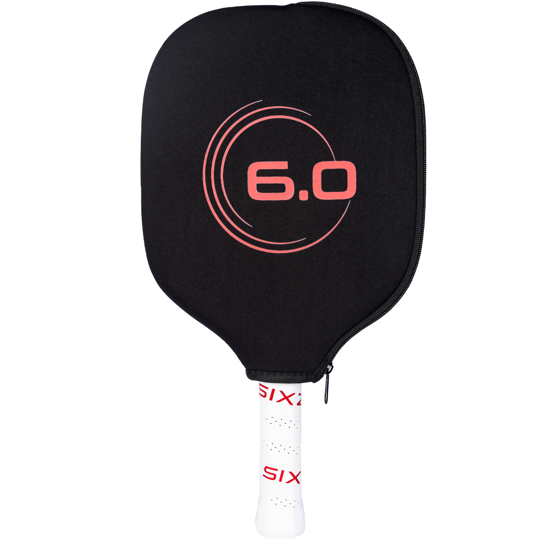 Six Zero Ruby 16mm Pickleball Paddle - White & Red