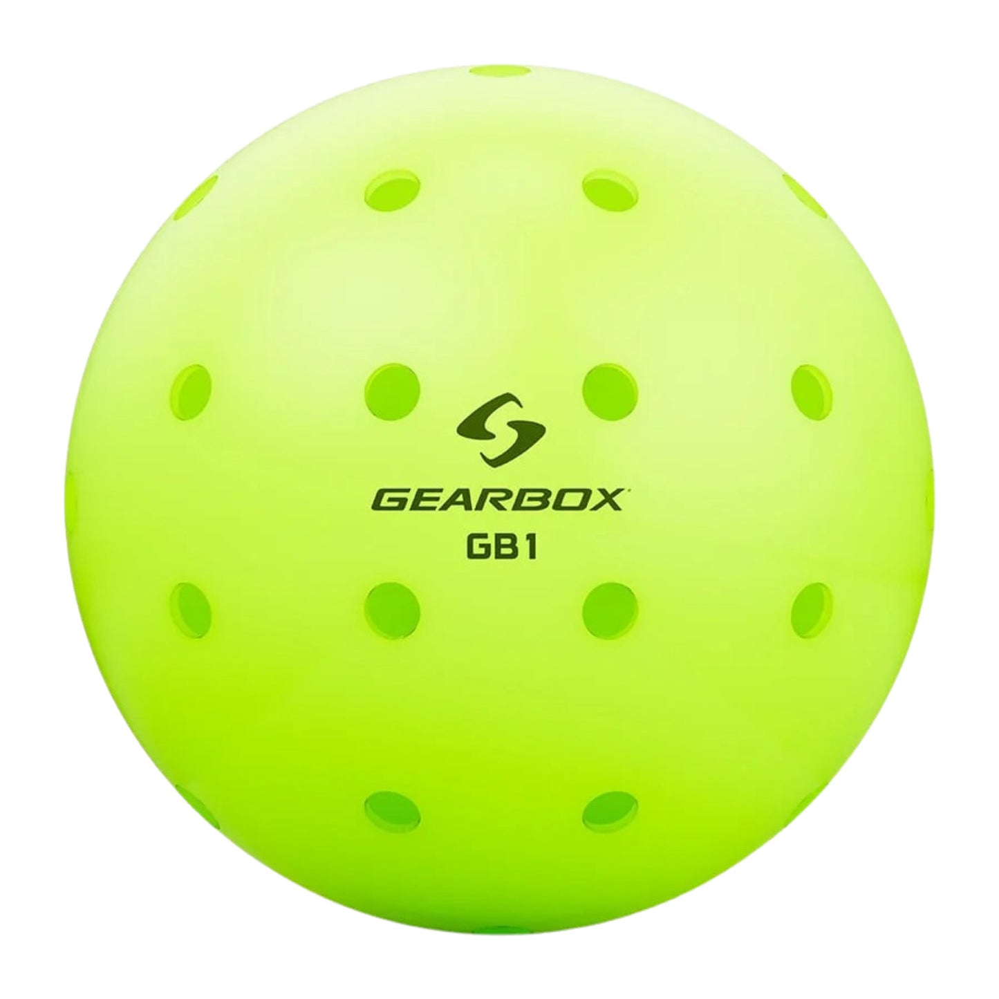 Gearbox GB1 Outdoor Pickleballs 3 Pack - Neon Green