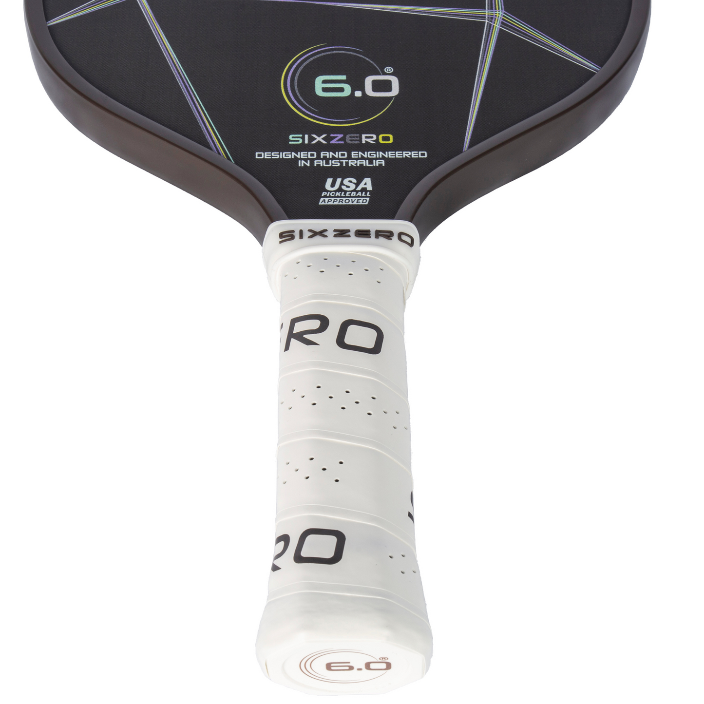 Six Zero Quartz 15mm Pickleball Paddle - Smoky Gray