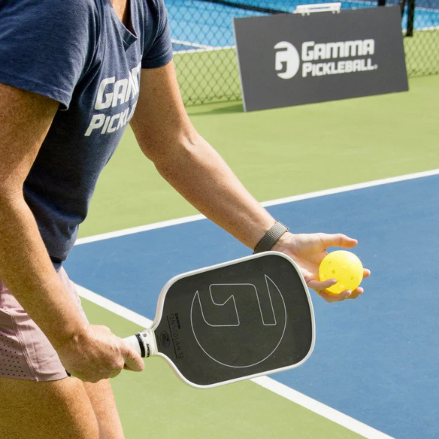 Gamma Chuck Outdoor Pickleball Single - Bright Yellow