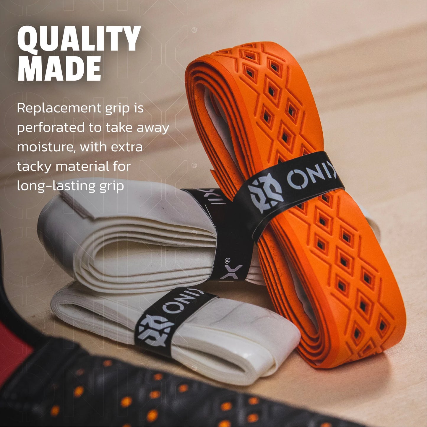 Onix Pro Team Perforated Replacement Grip - Orange