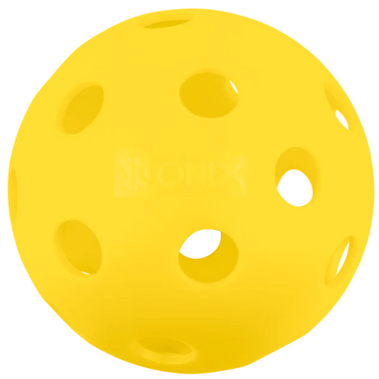 Onix Fuse Indoor Pickleballs 6 Pack - Yellow