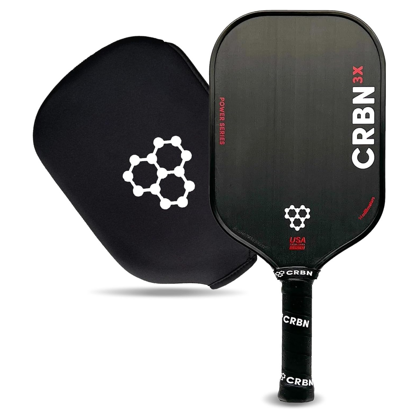 CRBN³ X Series Hybrid 14mm Pickleball Paddle