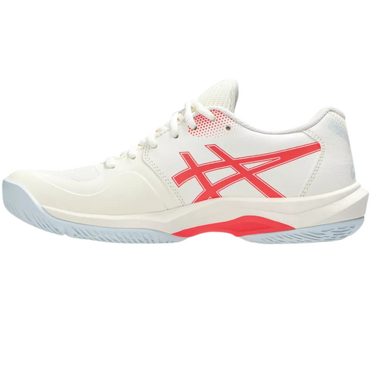 Asics Game FF Womens Pickleball Shoes - Cream/Flash Red