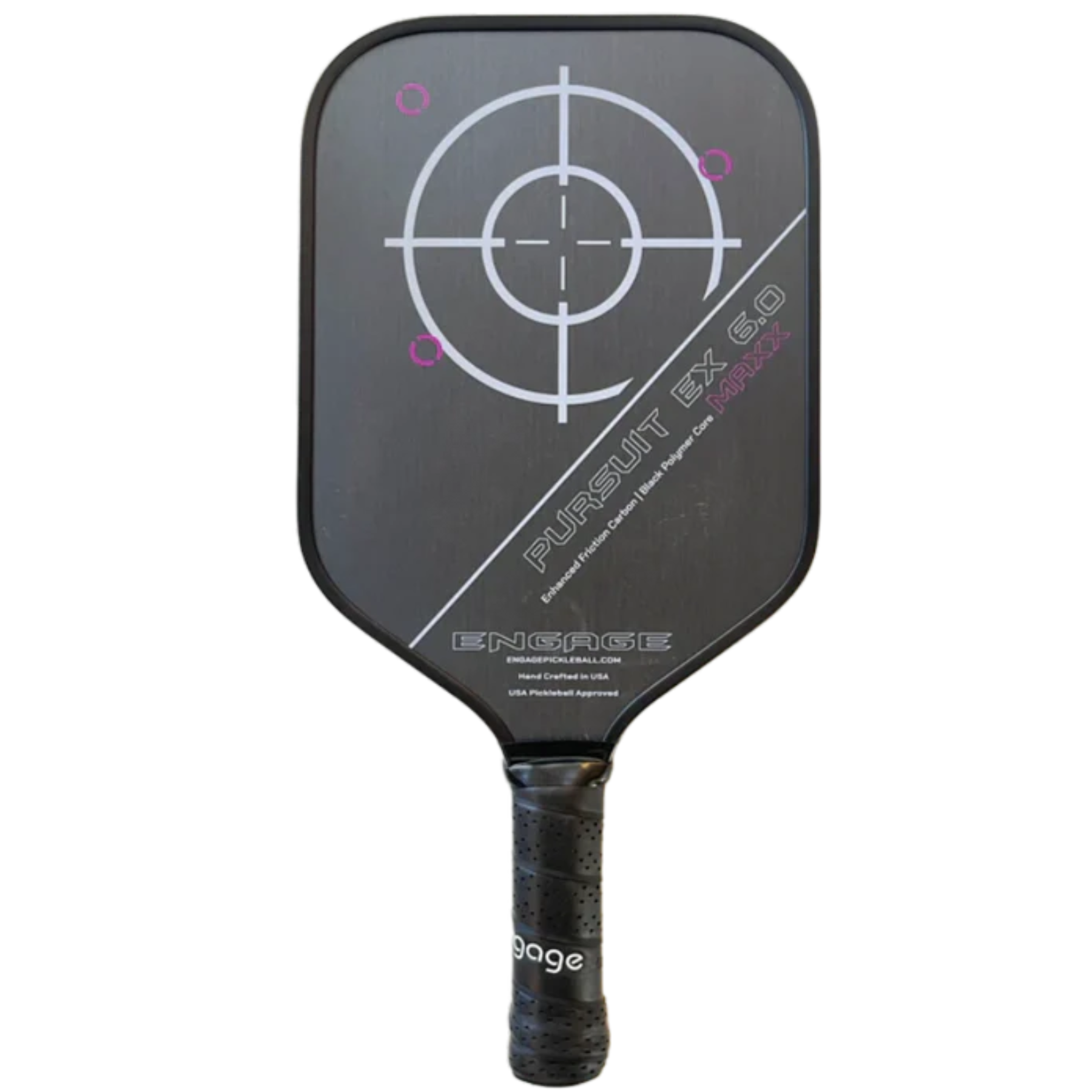 Engage Pursuit MAXX EX 6.0 |Enhanced Friction Carbon | Lite Pickleball Paddle