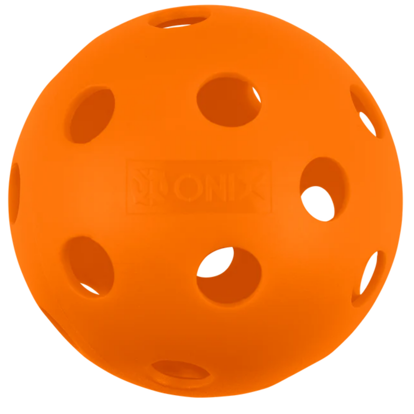 Onix Fuse Indoor 6 Pack Pickleballs - Orange