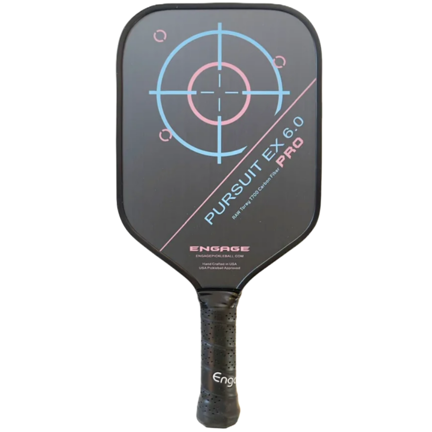 Engage Pursuit Pro EX 6.0 | Raw T700 Carbon Fiber | Standard Pickleball Paddle