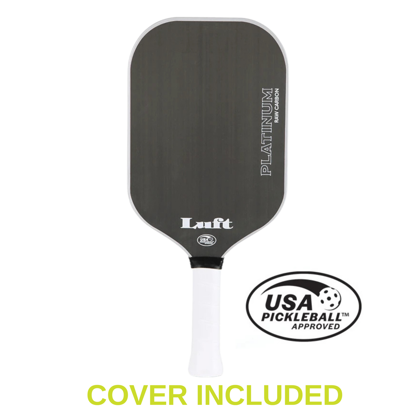 Luft Platinum Pickleball Paddle - Black Silver