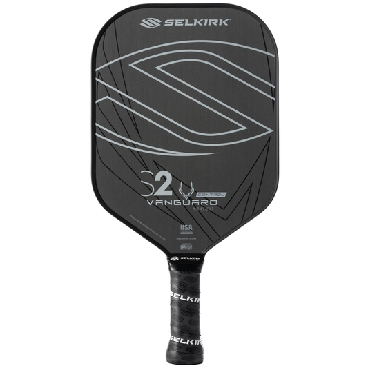 Selkirk Vanguard Control S2 Midweight Raw Carbon Pickleball Paddle