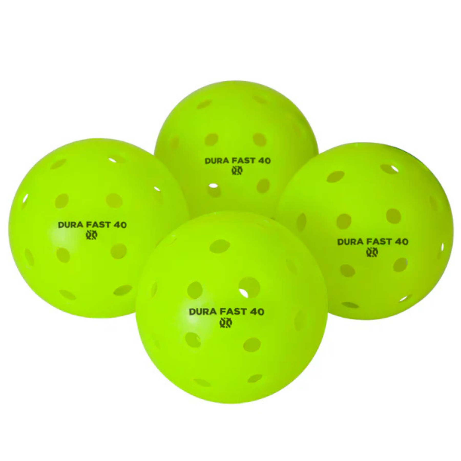 Onix Dura Fast 40 Outdoor 100 Pack Pickleballs -  Neon Green