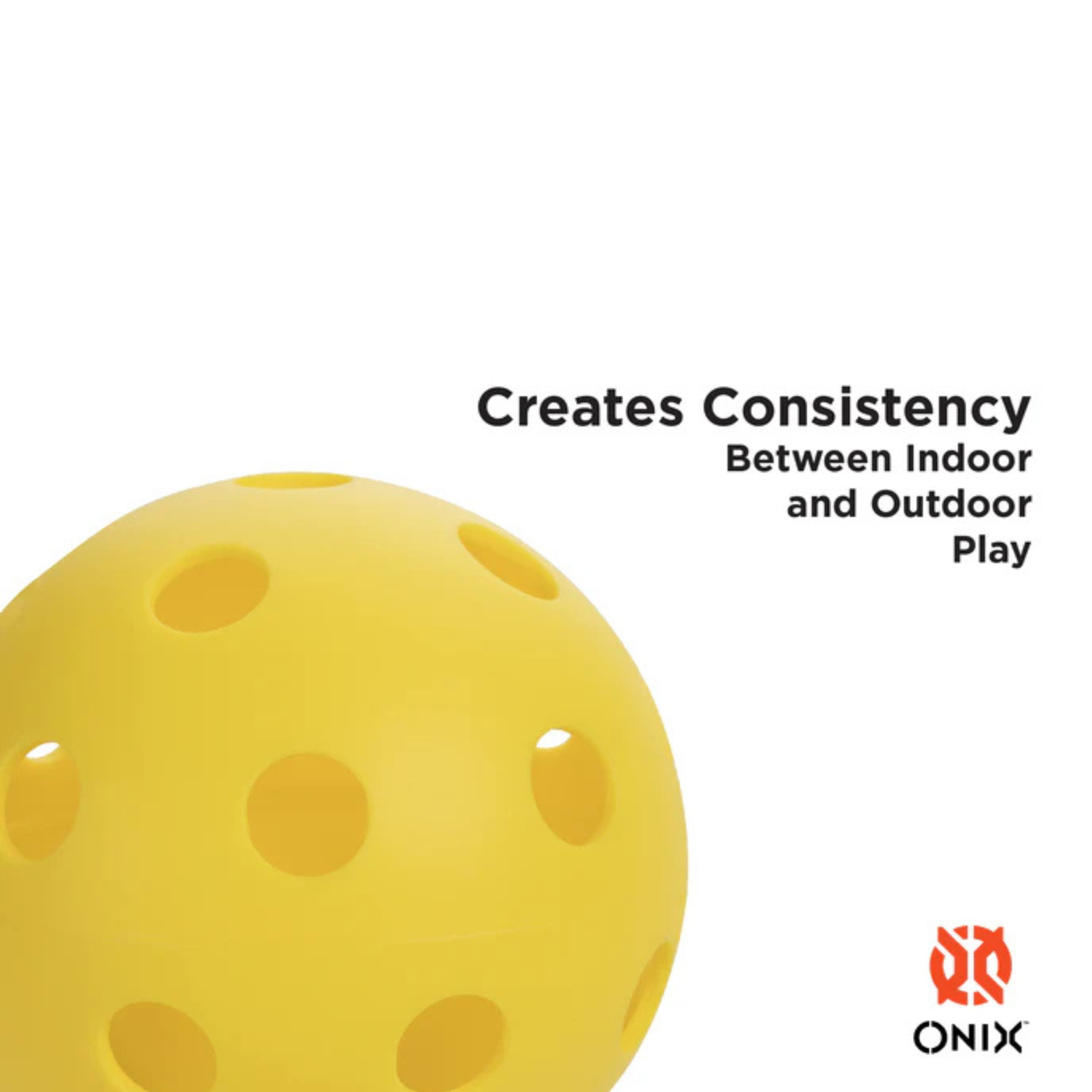 Onix Fuse Indoor Pickleballs 6 Pack - Yellow