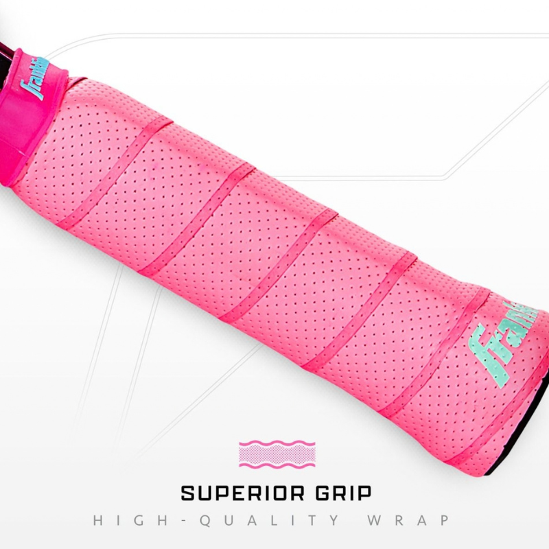 Franklin C45 Parris Todd Signature Carbon Fiber 13.25mm Pickleball Paddle - Hot Pink/Surf Blue