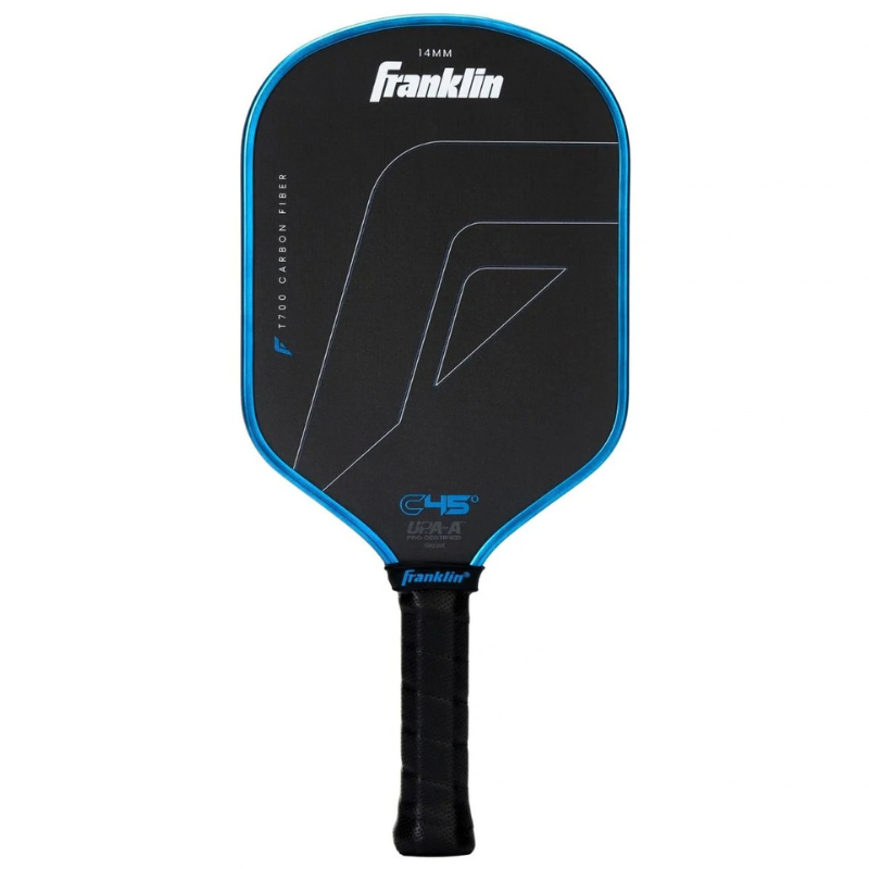 Franklin C45 Carbon Fiber Hybrid 14mm Pickleball Paddle - Blue