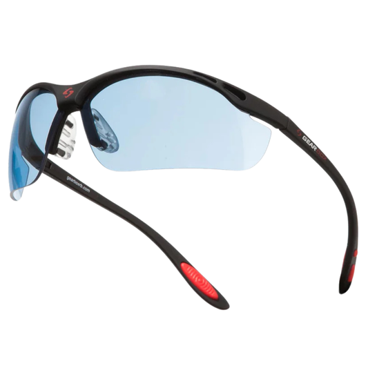 Gearbox Vision Eyewear - Black Frame Blue Lens